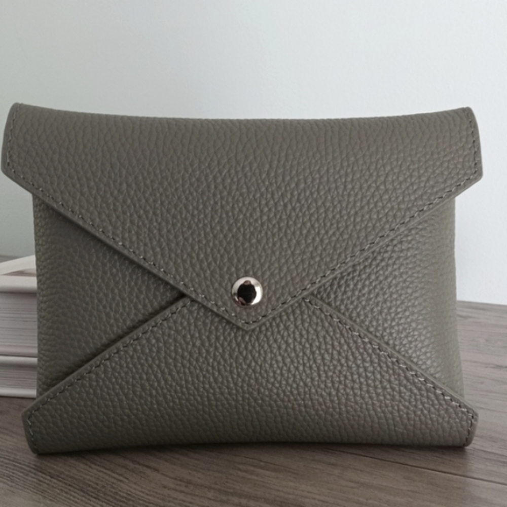 DUYP  (GRAPHITE GREY) Togo Leather - Envelope/Wallet